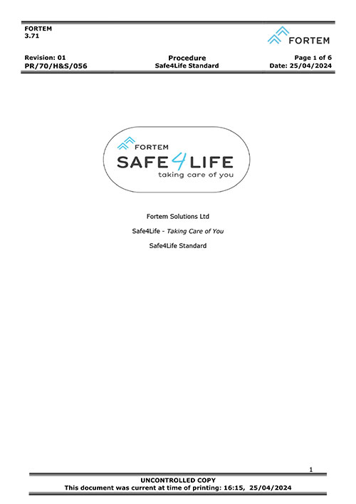 Safe4Life Standard