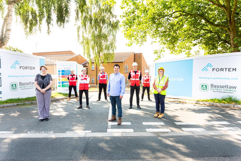 Sustainable remodelling of Larwood House begins